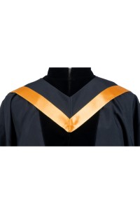 自製中大工程學院学士畢業袍 橙色披肩長袍 畢業袍生產商DA288